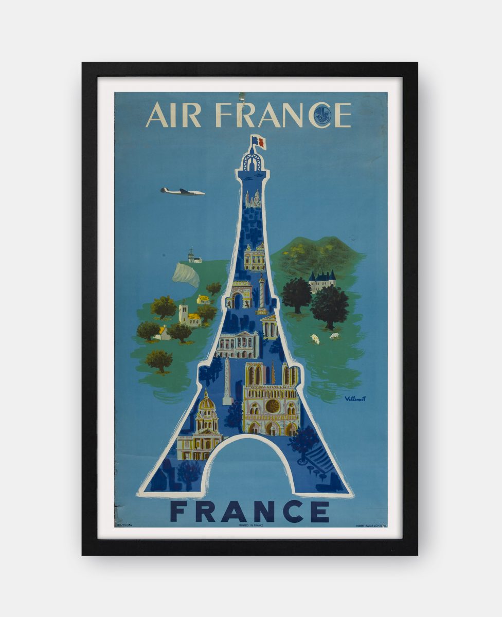 Air France (France) 1950s Poster - The Curious Desk