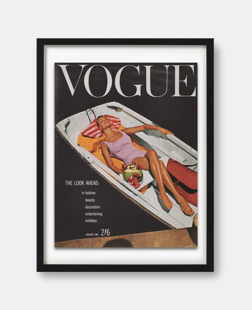 Vogue January 1961 Cover Print - The Curious Desk