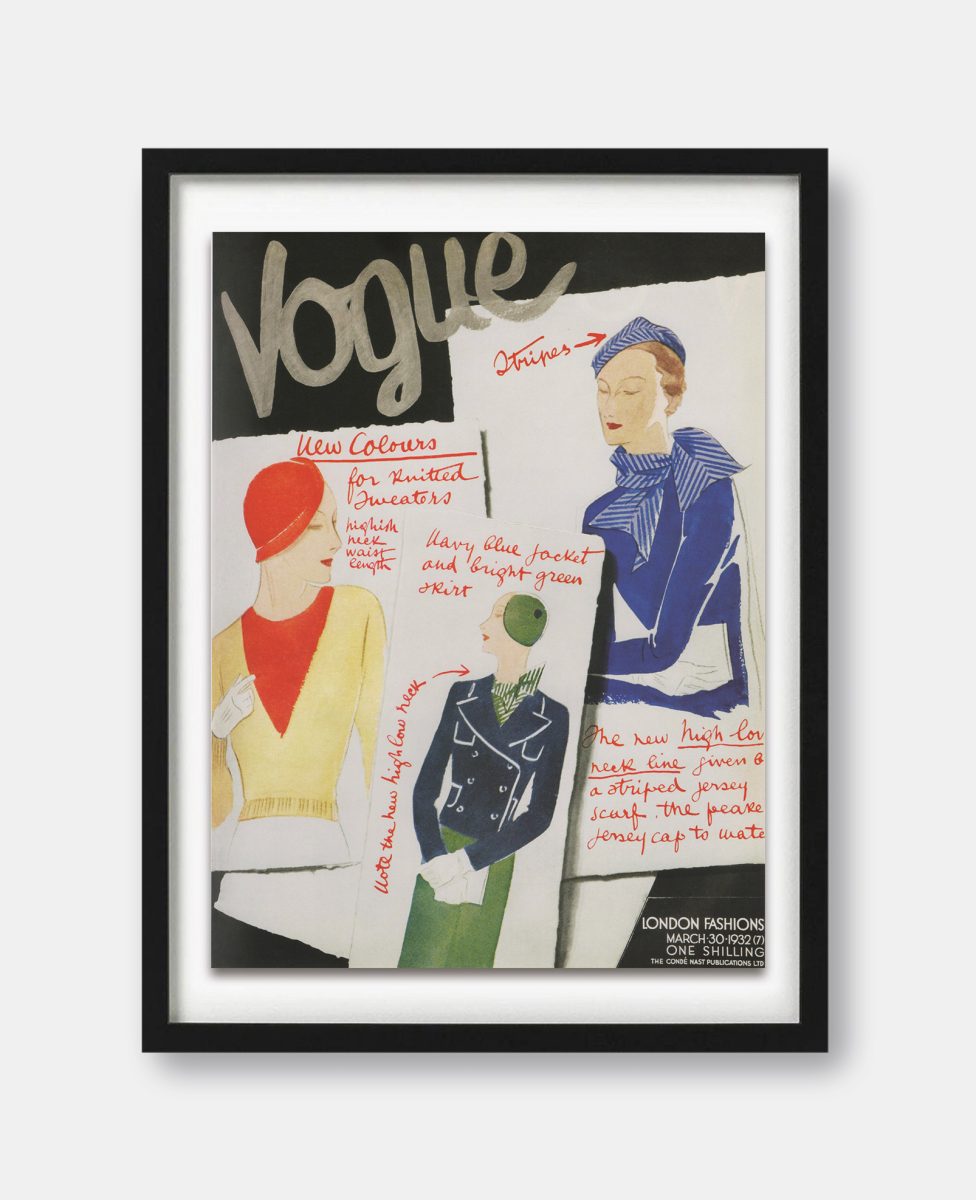 Vogue March 1938 Cover Print - The Curious Desk