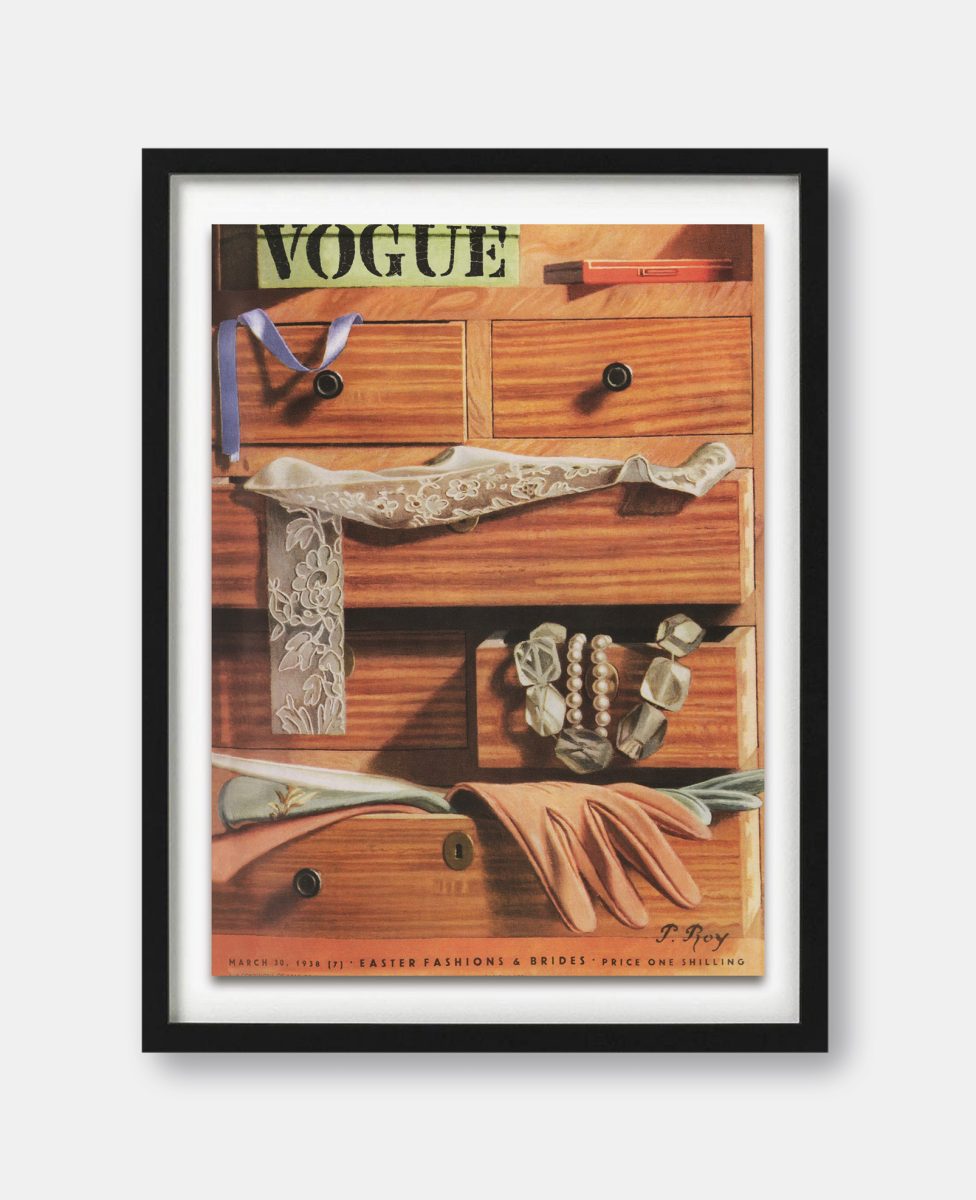 Vogue March 1938 Cover Print - The Curious Desk
