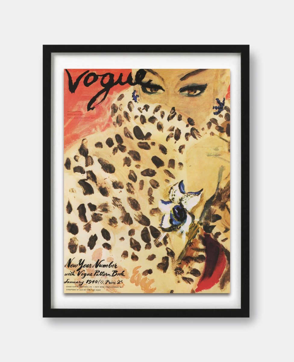 VOGUE ヴォーグ　ヴィンテージ　アート作品 Vogue January 1940 Cover Print - The Curious Desk
