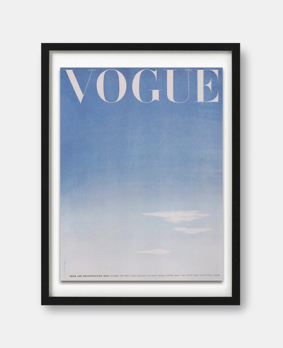 Vogue October 1945 Cover Print The Curious Desk