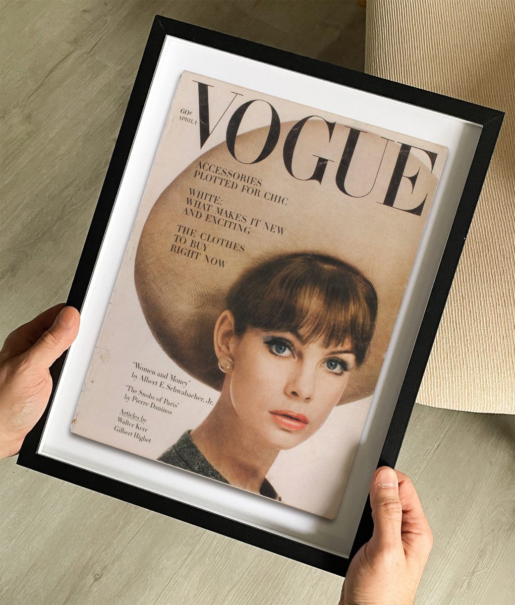 In Vogue 洋書　イン　ヴォーグ Vogue April 1963 Cover Print - The Curious Desk