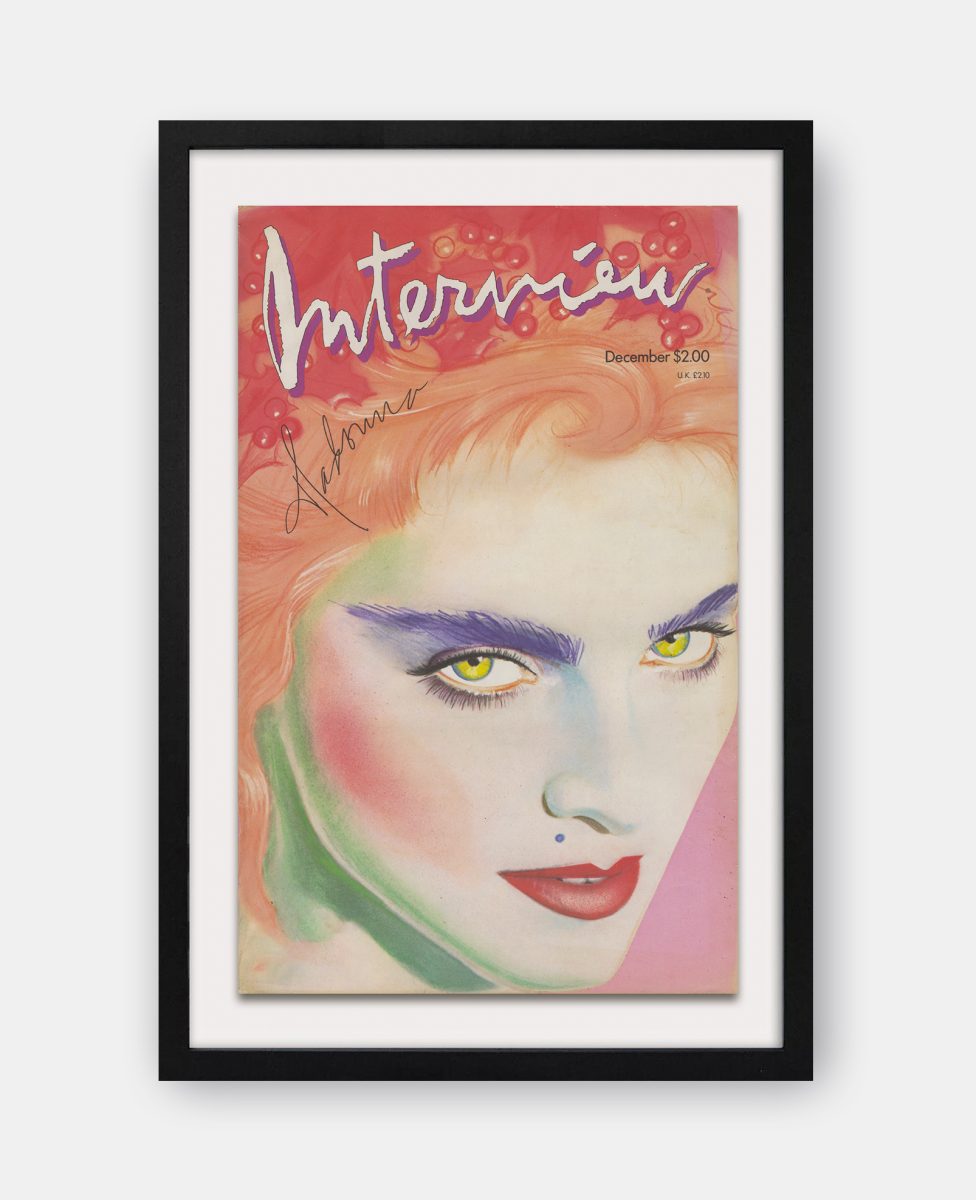 Interview Madonna Cover Print (December 1985) - The Curious Desk