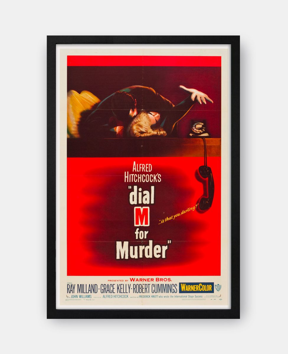 Dial M For Murder 1954 Movie Poster The Curious Desk 6376