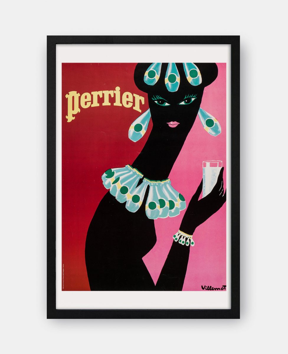 最終値下げ！！Perrier ヴィンテージ アートポスター ペリエ 最終