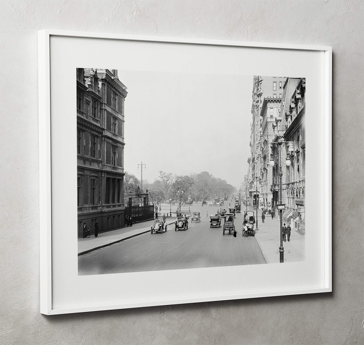 Street Scene, Fifth Avenue At Fifty- Seventh Street, North To Central ...