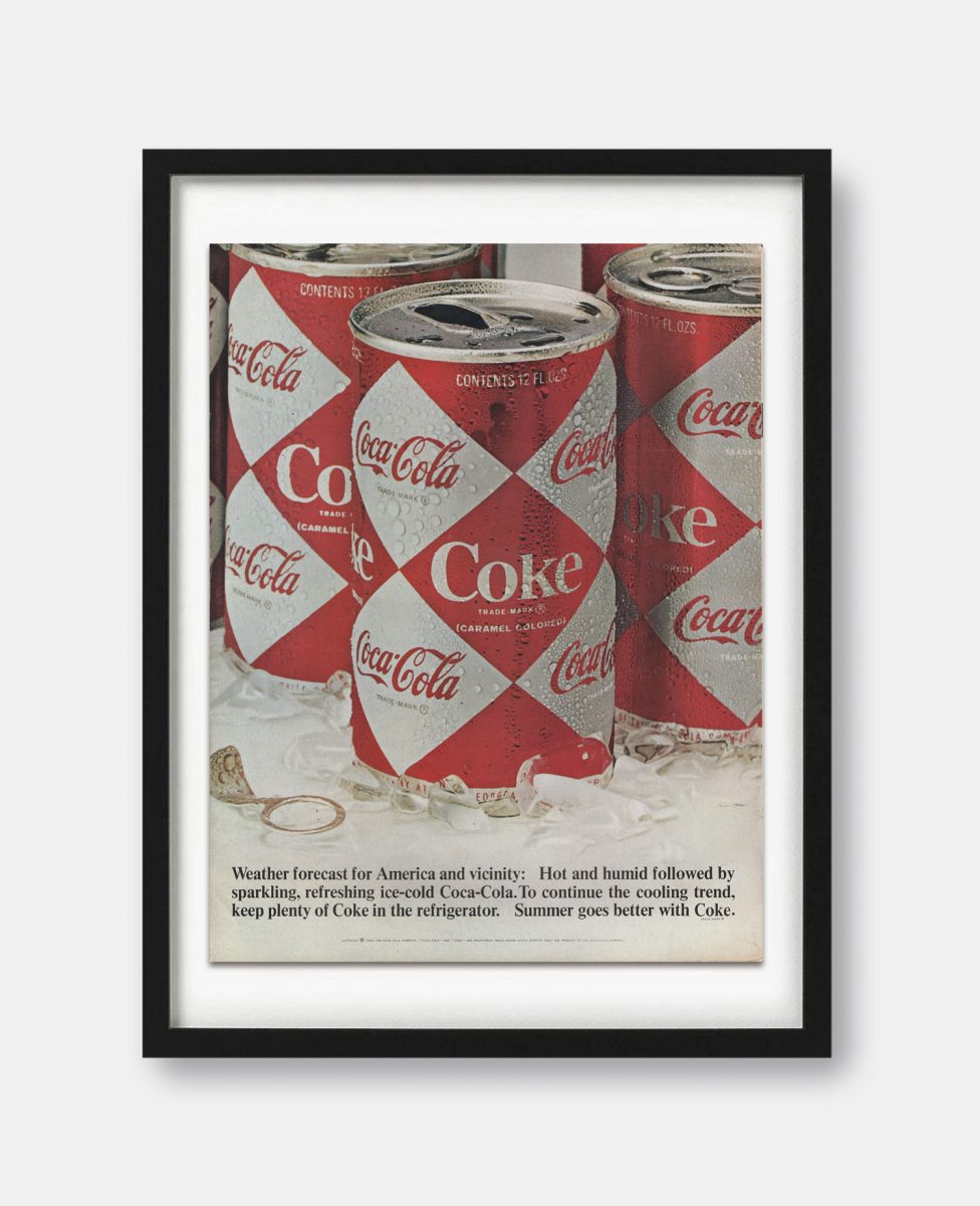 Coca-Cola 1960s Magazine Ad Print - The Curious Desk