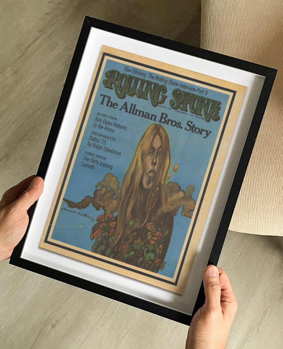 Rolling Stone The Allman Brothers (December 1973) Cover Print