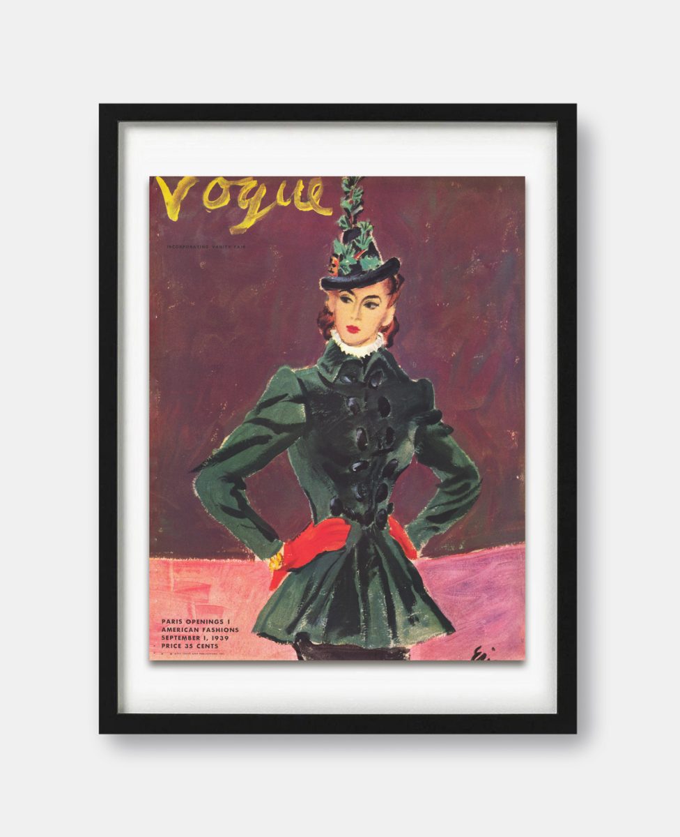 Vogue September 1959 Cover Print - The Curious Desk