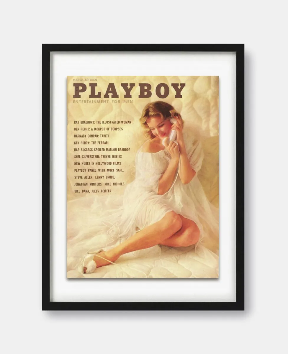 Playboy-March-1961-Cover-Print gray