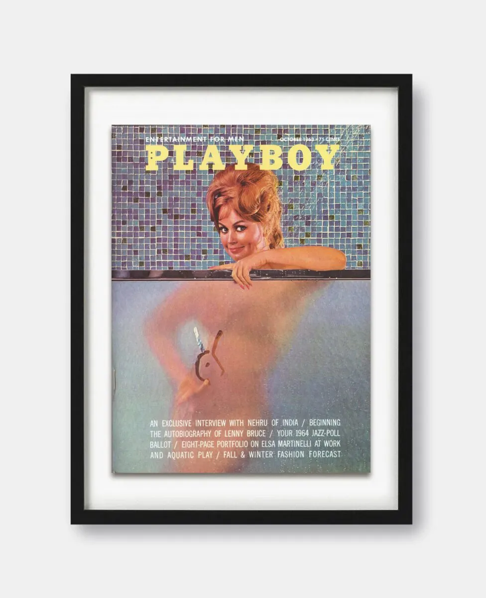 Playboy-October-1963-Cover-Print gray