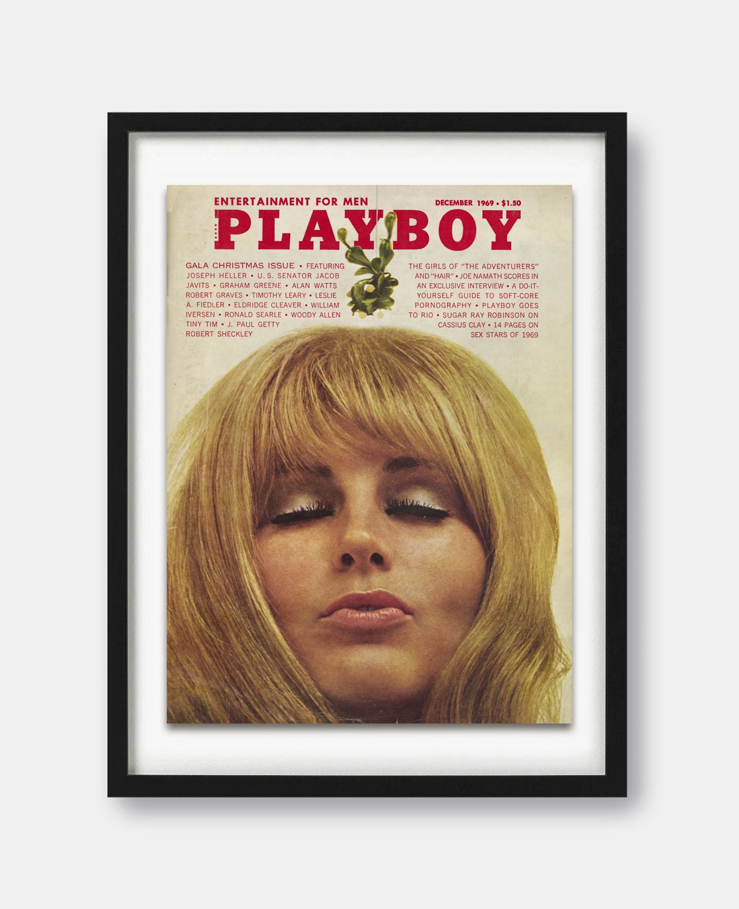 Playboy December 1969 Cover Print - The Curious Desk