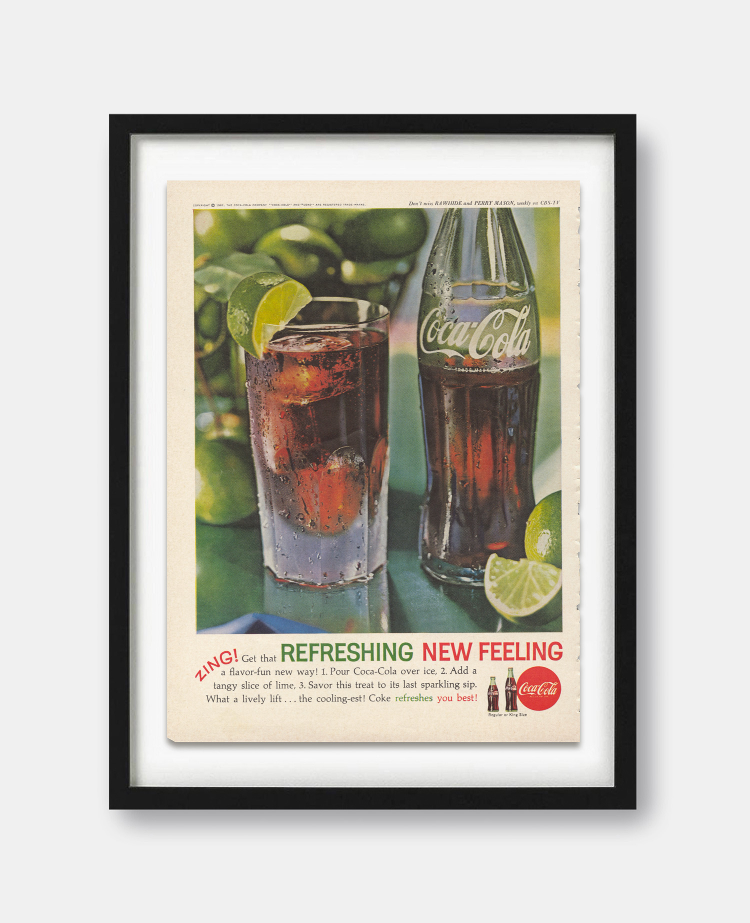 COCA-COLA 'Zing! Get that refreshing new feeling a flavor-fun new